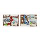 Magnet Winter mit Ski und Briefmarke, 2 assortiert