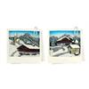 Magnet Winter Postkarte, 2 assortiert