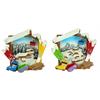 Magnet Winter Ski, Schuhe, Kabine, Schlitten, 2 assortiert