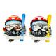Magnet Winter Skihelm mit Ski, 2 assortiert