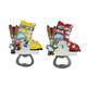 Magnet Winter Skischuh mit Flaschenöffner, 2 assortiert