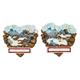 Magnet Winterlandschaft Herzform, 2 assortiert