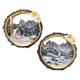 Magnet Winterlandschaft in Holzrinde, 2 assortiert
