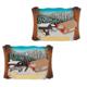 Magnet Winterlandschaft mit Almhäuser, 2 assortiert