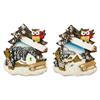 Magnet Winterlandschaft mit Eule, 2 assortiert