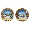 Magnet Winterlandschaft mit Holzrahmen, 2 assortiert