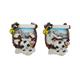 Magnet Winterlandschaft mit Kuh und Glocke, 2 assortiert