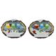 Magnet Winterlandschaft mit Skipiste und Gondel, 2 assortiert