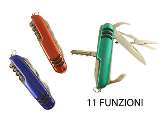 Mehrzweckmesser, 11 Funktionen, 3 ass., mit Ortsnamen Gravur Lenk und Edelweiss