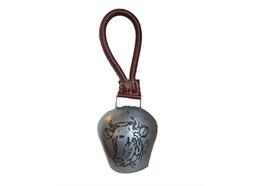 Metall Glocke, klein "Kuh", 10 x 10 cm