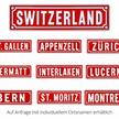 Metall Magnet Switzerland Schild | Bild 2