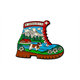Metall Magnet Wanderschuh Switzerland