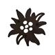 Metall Topfuntersetzer "Edelweiss" 18,5x18,5cm