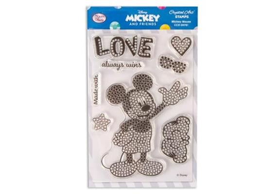 Mickey Mouse, set de tampons Crystal Art A6