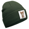 Mütze Alpaka olive grün