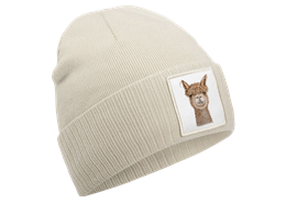 Mütze Alpaka sand beige