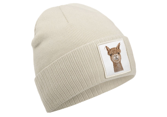 Mütze Alpaka sand beige