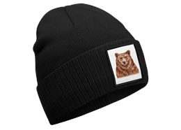 Mütze Bär schwarz