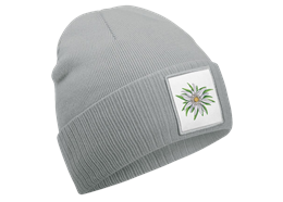 Mütze Edelweiss graublau