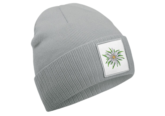 Mütze Edelweiss graublau
