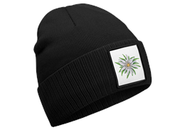 Mütze Edelweiss schwarz