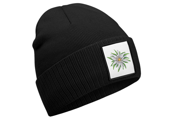 Mütze Edelweiss schwarz