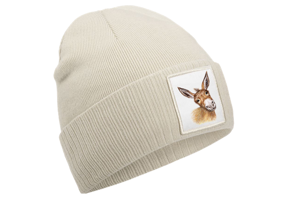 Mütze Esel sand beige