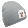 Mütze Hirsch graublau