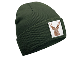 Mütze Hirsch olive grün