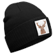Mütze Hirsch schwarz