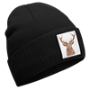 Mütze Hirsch schwarz