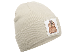 Mütze Murmeltier sand beige