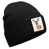 Mütze Reh schwarz