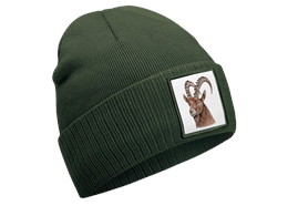 Mütze Steinbock olive grün