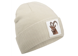 Mütze Steinbock sand beige