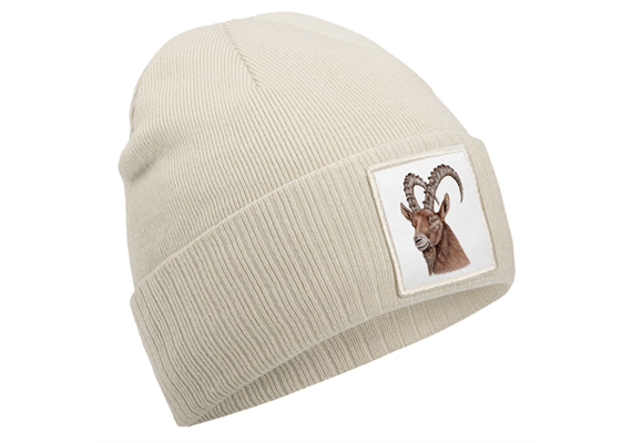 Mütze Steinbock sand beige