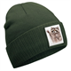 Mütze Waschbär olive grün