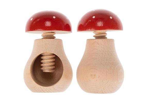 Nussknacker Fliegenpilz aus Buche geölt