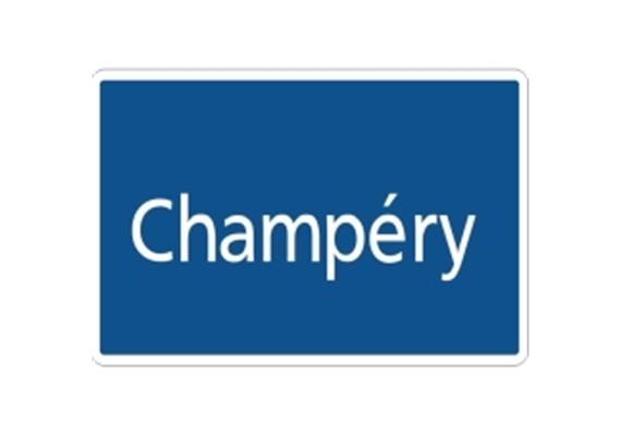 Ortstafel Champéry