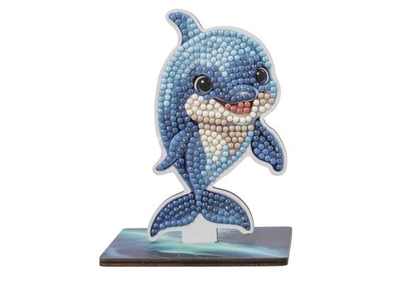 Ozean Delfin, Crystal Art Buddy, ca. 11x8cm