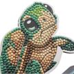 Ozean Schildkröte, Crystal Art Buddy, ca. 11x8cm | Bild 2