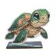 Ozean Schildkröte, Crystal Art Buddy, ca. 11x8cm