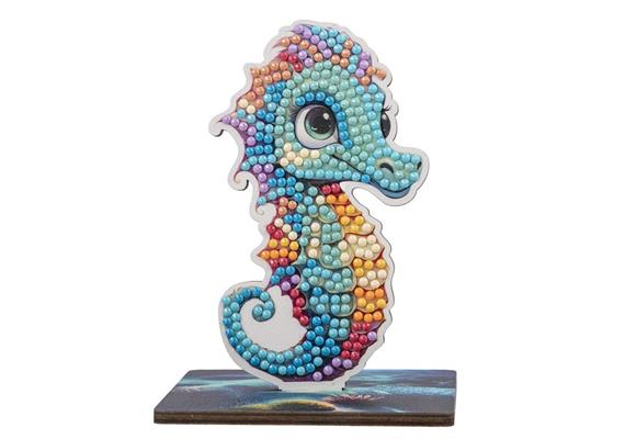 Ozean Seepferd, Crystal Art Buddy, ca. 11x8cm