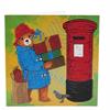 Paddington mit Geschenken, Karte 18x18cm Crystal Art