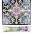 Paon à fleurs, 30x30cm Crystal Art Kit | Bild 4