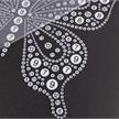 Paon à fleurs, 30x30cm Crystal Art Kit | Bild 4