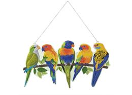 Paradis des perroquets, Crystal Art décoration murale suspendue