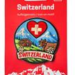Patch zum Aufbügeln, Alpenlandschaft Switzerland, rund 6cm | Bild 2