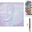 Peinture par numéros set d'images 30x30cm, "Buddha" | Bild 5