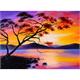 Peinture par numéros set d'images 40x50cm, "coucher de soleil"